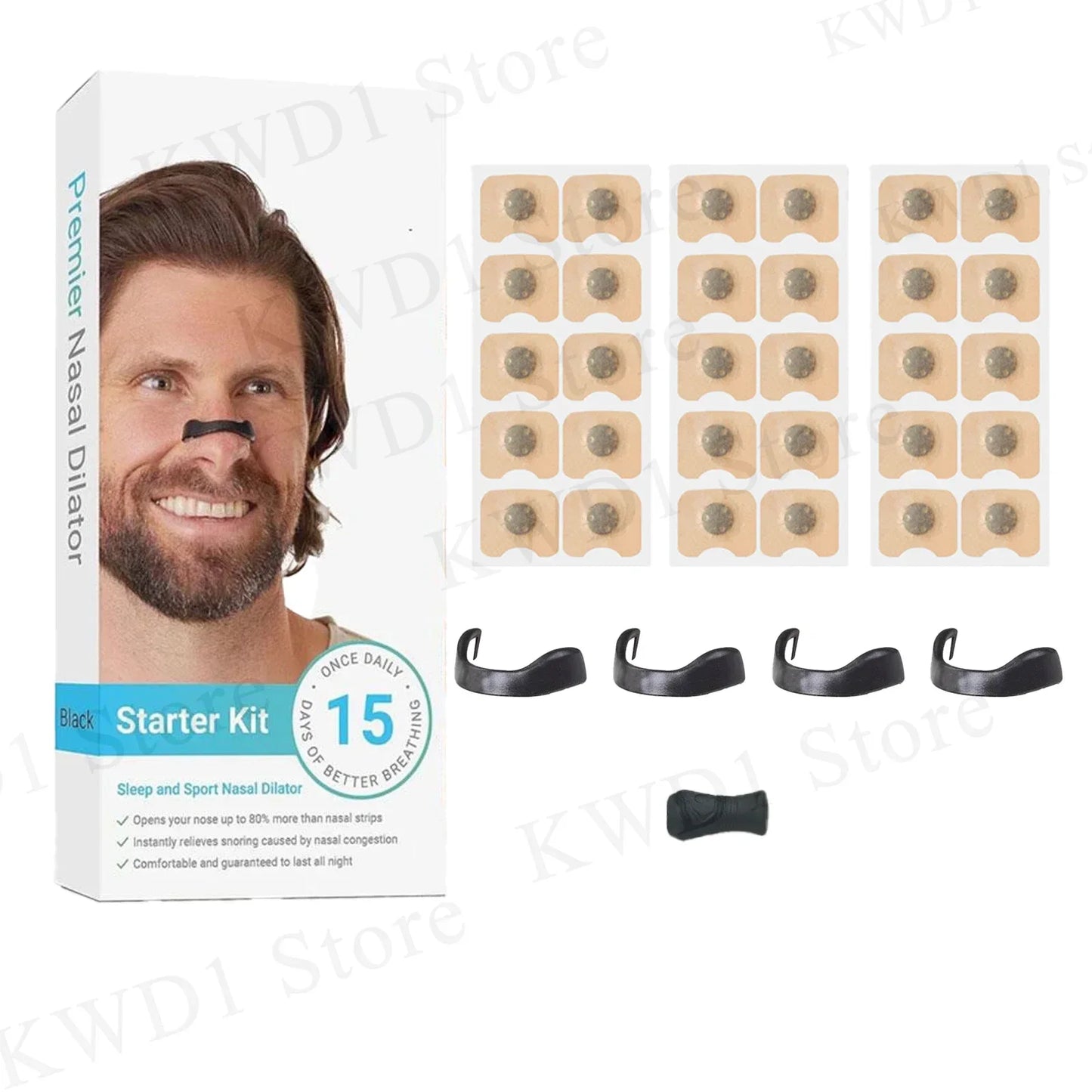 Magnetic Nasal Strips & Dilator Kit – Stop Snoring, Breathe Better