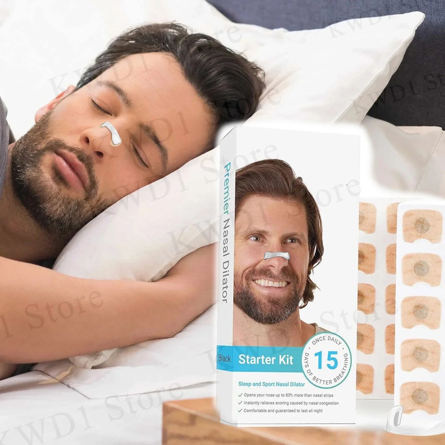 Magnetic Nasal Strips & Dilator Kit – Stop Snoring, Breathe Better