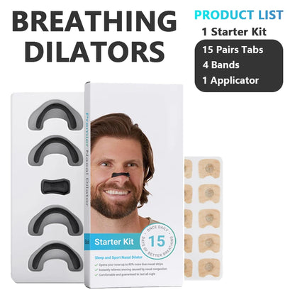 Magnetic Nasal Strips & Dilator Kit – Stop Snoring, Breathe Better