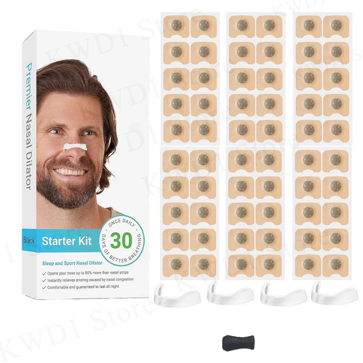 Magnetic Nasal Strips & Dilator Kit – Stop Snoring, Breathe Better